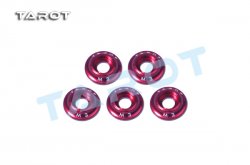 TL2903-01 Tarot M3 Metal Washer/Red