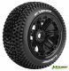 Louise Tires & Wheels ST-VIPER 1/8 Truck (Beadlock) Black (2)