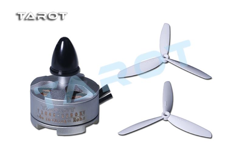 TL300H2 Tarot MT1860 self-tightening black cap motor - Πατήστε στην εικόνα για να κλείσει