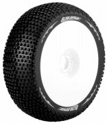 Louise Tire & Wheel B-TURBO 1/8 Buggy Super Soft White (2) Louise Tire & Wheel B-TURBO 1/8 Buggy Super Soft White (2)