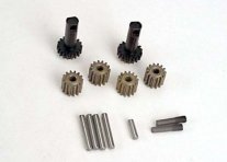 TRAXXAS Gears & Axles (Hardened) for Diff (Set) TRAXXAS Gears & Axles (Hardened) for Diff (Set)