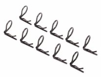 TRAXXAS Body Clips Angled Black (10) TRAXXAS Body Clips Angled Black (10)