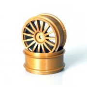Kyosho TRH121GL 15-Spoke Wheel (Gold) (2) Kyosho TRH121GL 15-Spoke Wheel (Gold) (2)