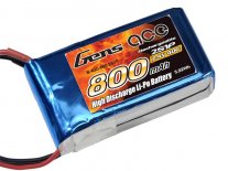 Gens ace 0800mAh 7.4V 40C 2S1P Lipo Battery Pack Gens ace 0800mAh 7.4V 40C 2S1P Lipo Battery Pack