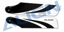 (HQ1050B) 105 Carbon Fiber Tail Blade (HQ1050B) 105 Carbon Fiber Tail Blade