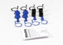 TRAXXAS Pivot Ball Caps & Dust Boots (4) TRAXXAS Pivot Ball Caps & Dust Boots (4)