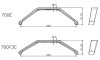 (H70060) 700F3C Landing Skid