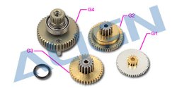 (HSP65001) DS650 Servo Gear Set