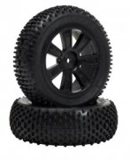 LRP: Wheels VTEC KAMIKAZE 10 4WD PRE-GLUED TIRES Buggy 1:10 2pcs LRP: Wheels VTEC KAMIKAZE 10 4WD PRE-GLUED TIRES Buggy 1:10 2pcs