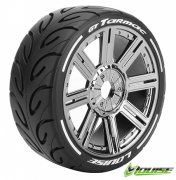 Louise Tires & Wheels GT-TARMAC 1/8 GT Soft (MFT) Black Chrome Louise Tires & Wheels GT-TARMAC 1/8 GT Soft (MFT) Black Chrome