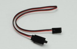 Cirrus Futaba Extension Lead with Clip (Standard) 300mm