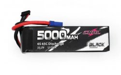 CNHL 5000mAh 22.2V 6S 65C Lipo Battery with EC5 Plug
