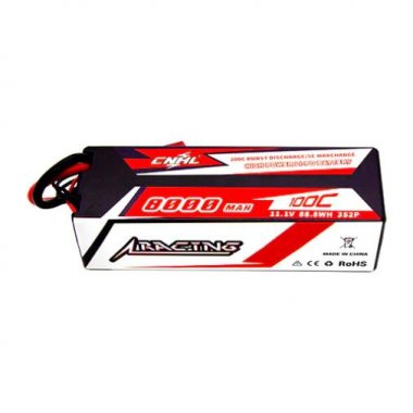 CNHL 8000mAh 11,1V 100C Lipo Battery HARD CASE