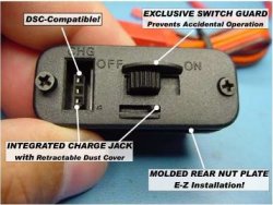 SWITCH WITH CHARGE PLUG