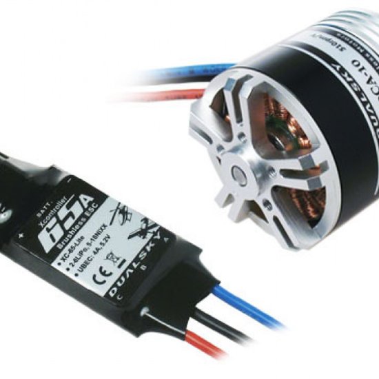 (image for) DUALSKY XM4250CA-10 Motor + XC-65-Lite ESC COMBO
