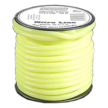 Dubro Silicone Tubing Yellow (2mm id) - 1 meter
