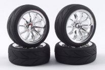 Fastrax 10-Spoke Touring Car Wheel & Tyre Set (4 Λάστιχα με Ζάντ Fastrax 10-Spoke Touring Car Wheel & Tyre Set (4 Λάστιχα με Ζάντ
