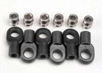 TRAXXAS Rod Ends (short) + Hollow Ball (6+6) TRAXXAS Rod Ends (short) + Hollow Ball (6+6)