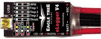 eLogger V4 with Integrated DeansTM Connectors, 70 Volts, 100 Amp eLogger V4 with Integrated DeansTM Connectors, 70 Volts, 100 Amp