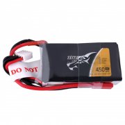 Tattu 0450mAh 11.1V 45C 3S1P Lipo Battery Pack With JST Tattu 0450mAh 11.1V 45C 3S1P Lipo Battery Pack With JST