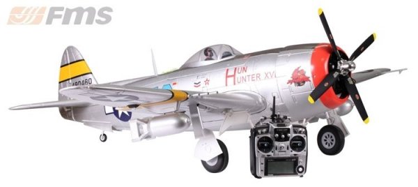 (image for) FMS P47 1700mm PNP EPO - Silver
