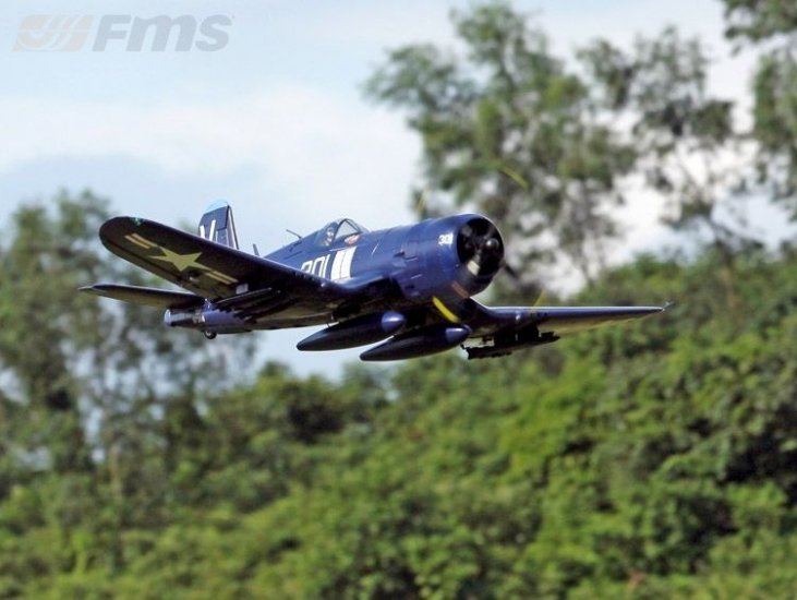 FMS F4U Corsair 1700mm PNP EPO - Πατήστε στην εικόνα για να κλείσει