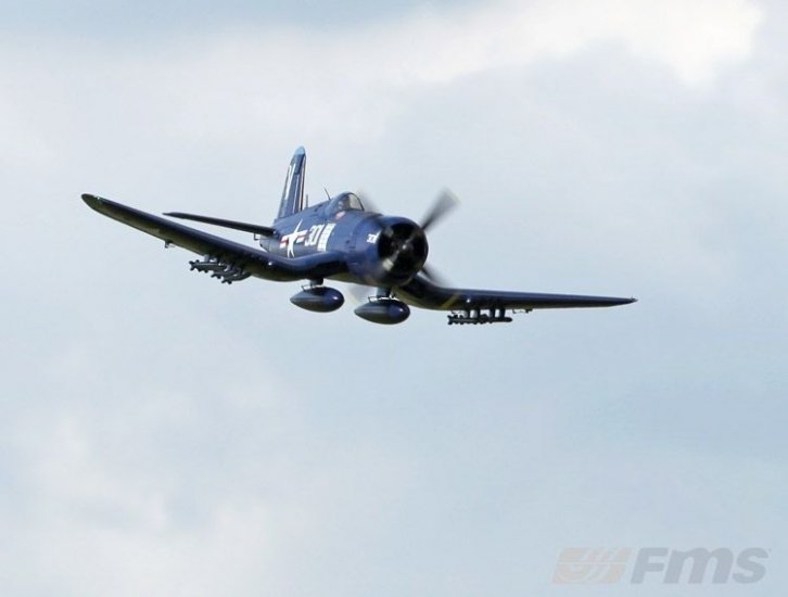 FMS F4U Corsair 1700mm PNP EPO - Click Image to Close