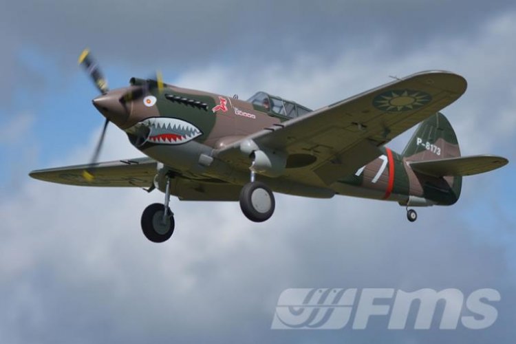 FMS P-40B 1400mm PNP - Πατήστε στην εικόνα για να κλείσει