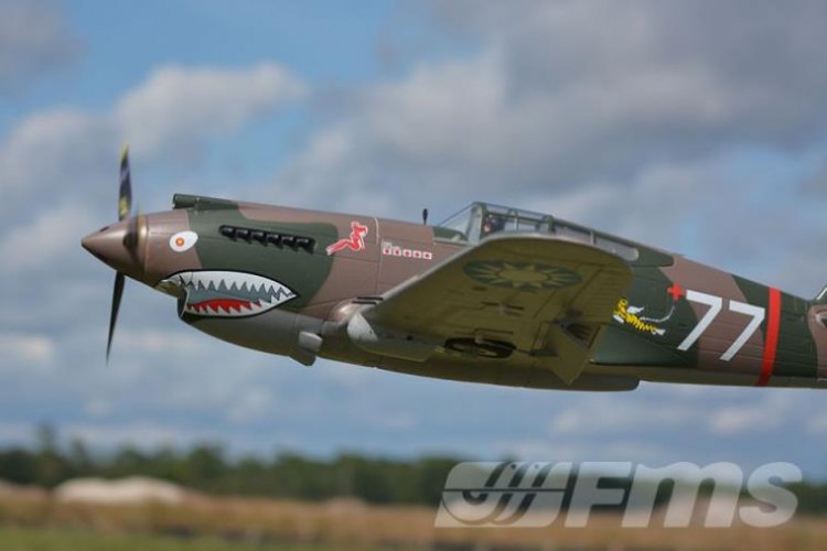 FMS P-40B 1400mm PNP - Πατήστε στην εικόνα για να κλείσει