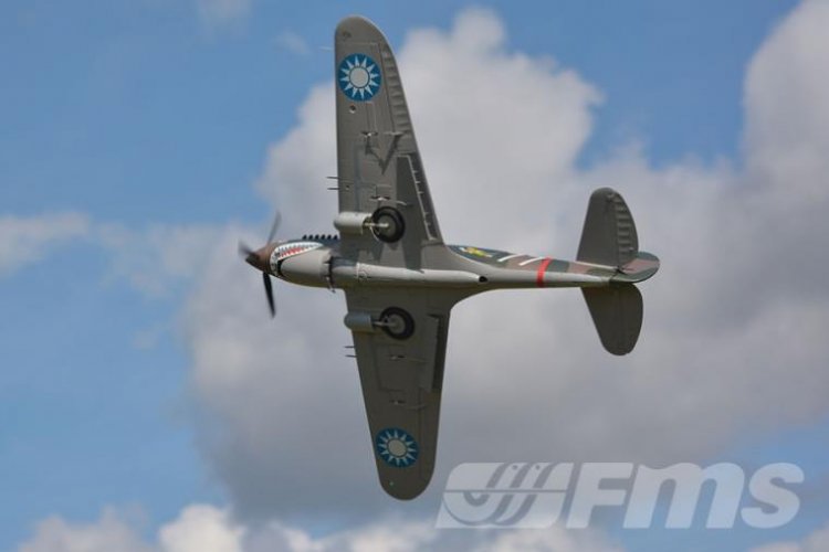 FMS P-40B 1400mm PNP - Click Image to Close