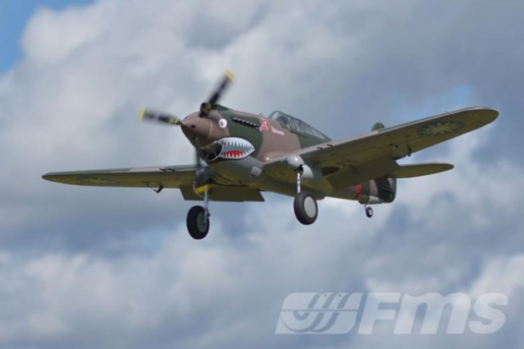 FMS P-40B 1400mm PNP - Click Image to Close