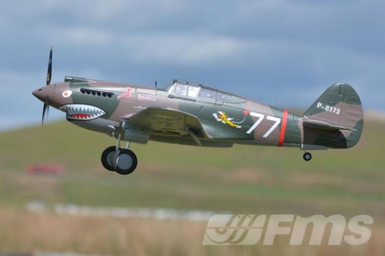 FMS P-40B 1400mm PNP - Click Image to Close