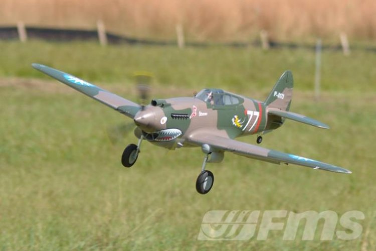 FMS P-40B 1400mm PNP - Πατήστε στην εικόνα για να κλείσει