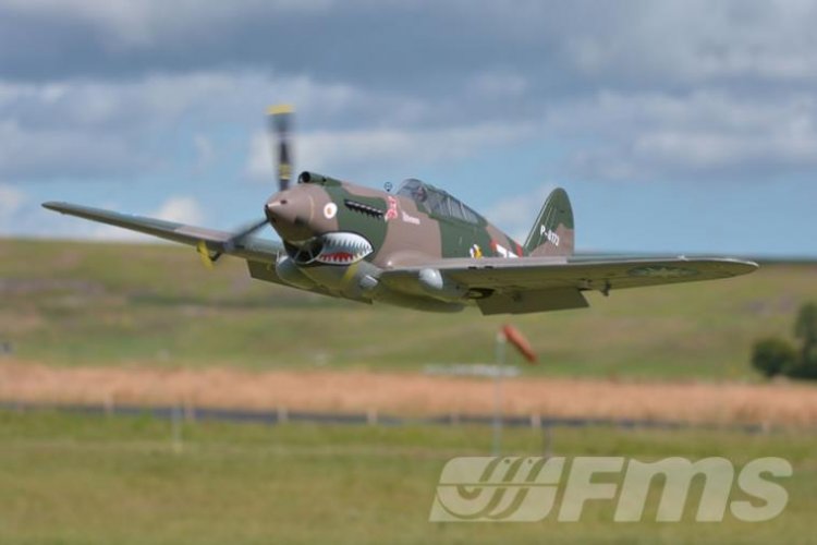 FMS P-40B 1400mm PNP - Click Image to Close