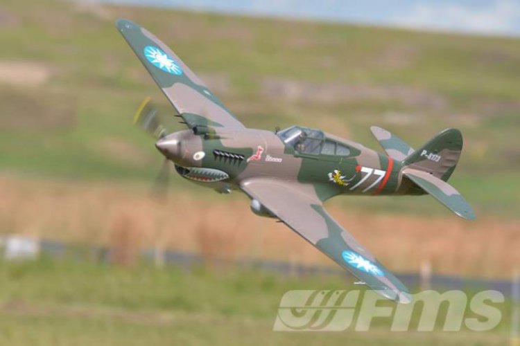 FMS P-40B 1400mm PNP - Πατήστε στην εικόνα για να κλείσει