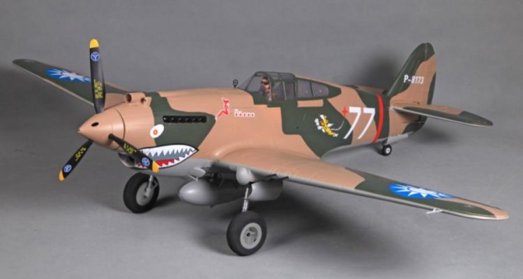 FMS P-40B 1400mm PNP - Click Image to Close