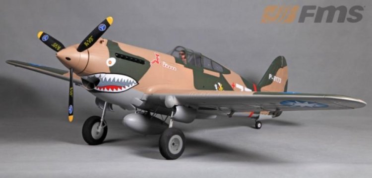 FMS P-40B 1400mm PNP - Click Image to Close