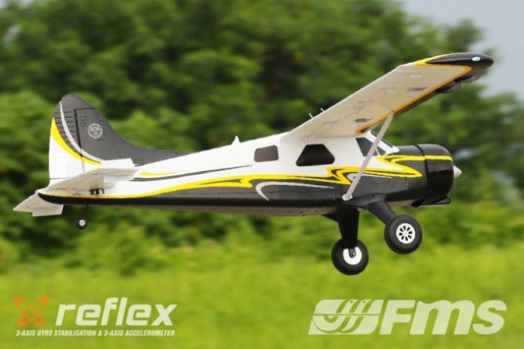 FMS Beaver V2 2000mm Reflex-Gyro PNP - Click Image to Close