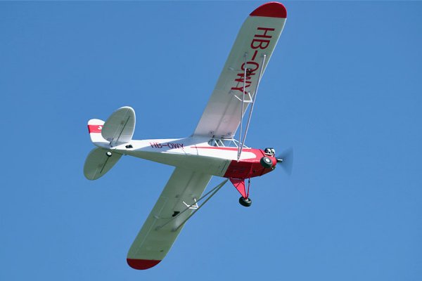 FMS J3 Cub V4 1400mm with Floats Reflex V2-Gyro PNP