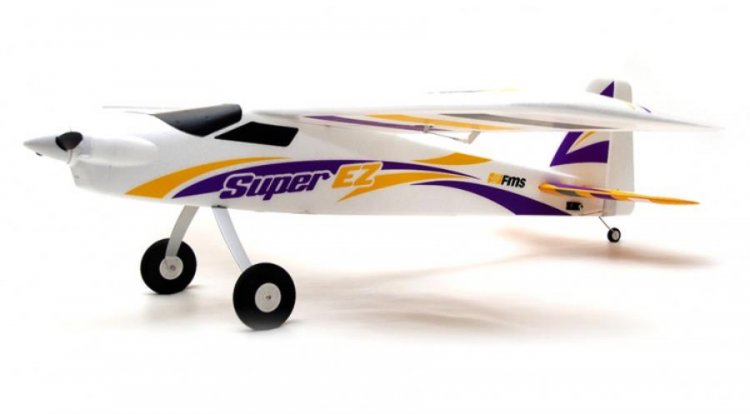 FMS Super EZ V4 1220mm Reflex-Gyro & Floats PNP - Click Image to Close