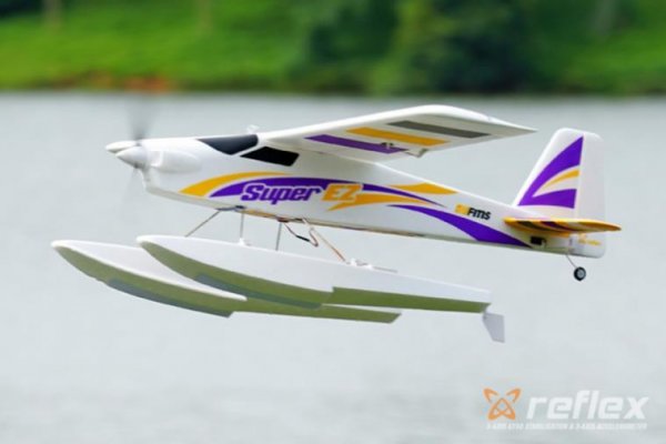 FMS Super EZ V4 1220mm Reflex-Gyro & Floats PNP
