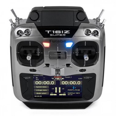 Futaba T16IZ-SUPER Radio, R7208SB FASSTest, T-FHSS, S-FHSS