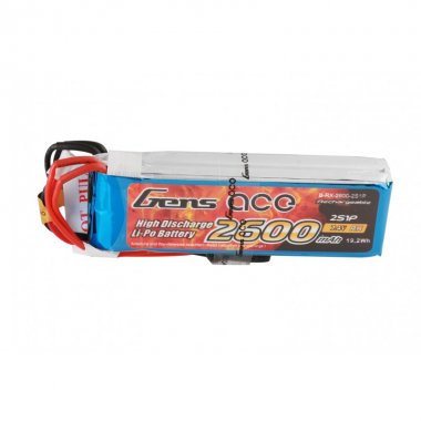 Gens ace 2600mAh 7.4V 2 RX Lipo Battery Pack