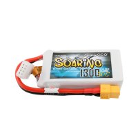 Gens ace Soaring 1300mAh 11.1V 30C 3S1P Lipo Battery Pack - XT60