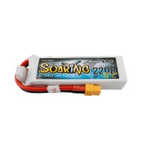 Gens ace Soaring 2200mAh 11.1V 30C 3S1P Lipo Battery Pack XT-60