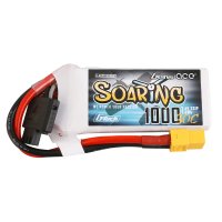 (image for) Gens ace G-Tech Soaring 1000mAh 7.4V 30C 2S1P Lipo with XT60