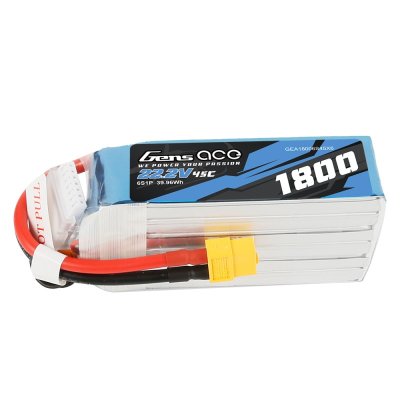 (image for) Gens ace 1800mAh 22.2V 45C 6S1P Lipo Battery Pack