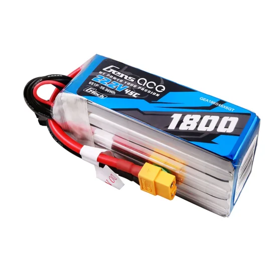 (image for) Gens ace G-Tech 1800mAh 22.2V 45C 6S1P Lipo Battery Pack with XT60 Plug