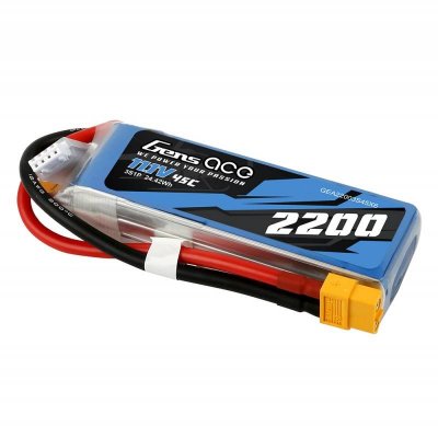 Gens ace 2200mAh 11.1V 45C 3S1P Lipo Batt with XT60