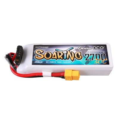 (image for) Gens ace G-Tech Soaring 2700mAh 11.1V 30C 3S1P LiPo with XT60